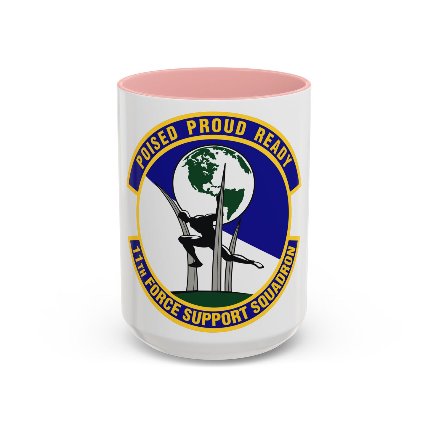 11 Force Support Squadron USAF (U.S. Air Force) Accent Coffee Mug