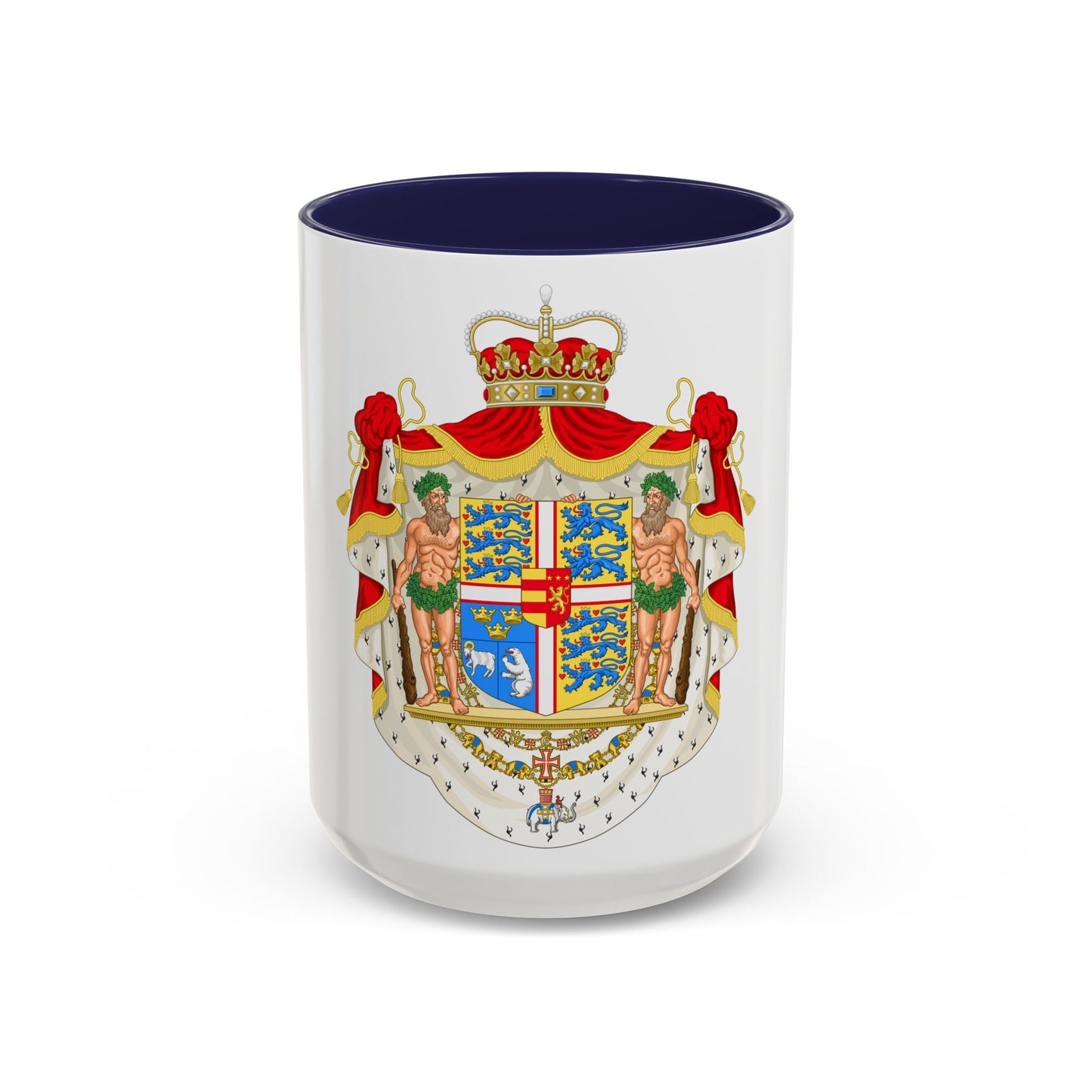 Coat of arms of Joachim, Prince of Denmark - Accent Coffee Mug