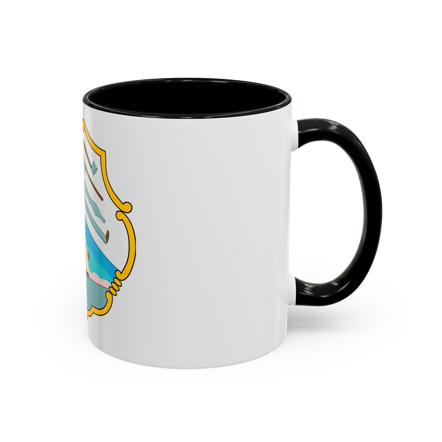 Coat of arms of British Honduras (1819-1907) - Accent Coffee Mug