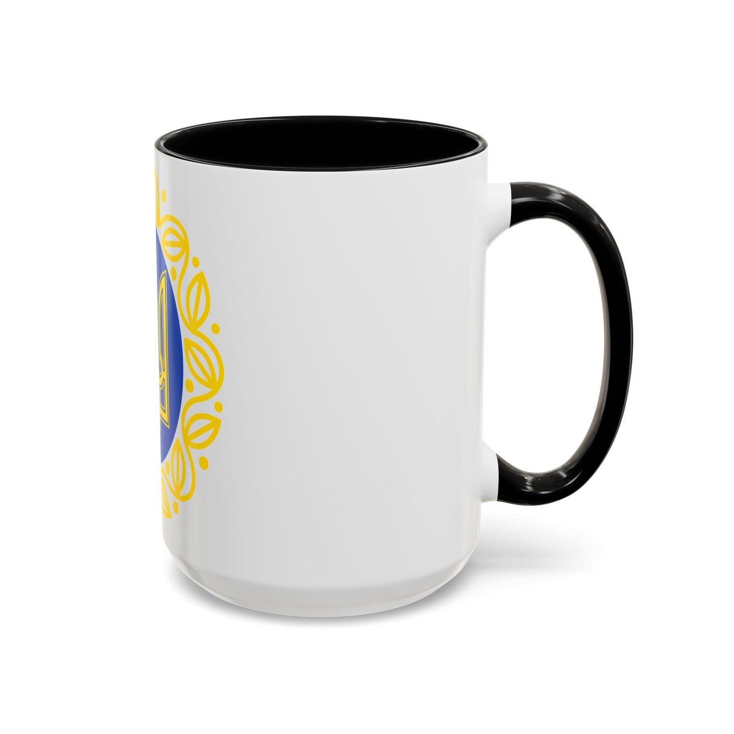 Coat of arms of Ukrainian People's Republic - Accent Coffee Mug