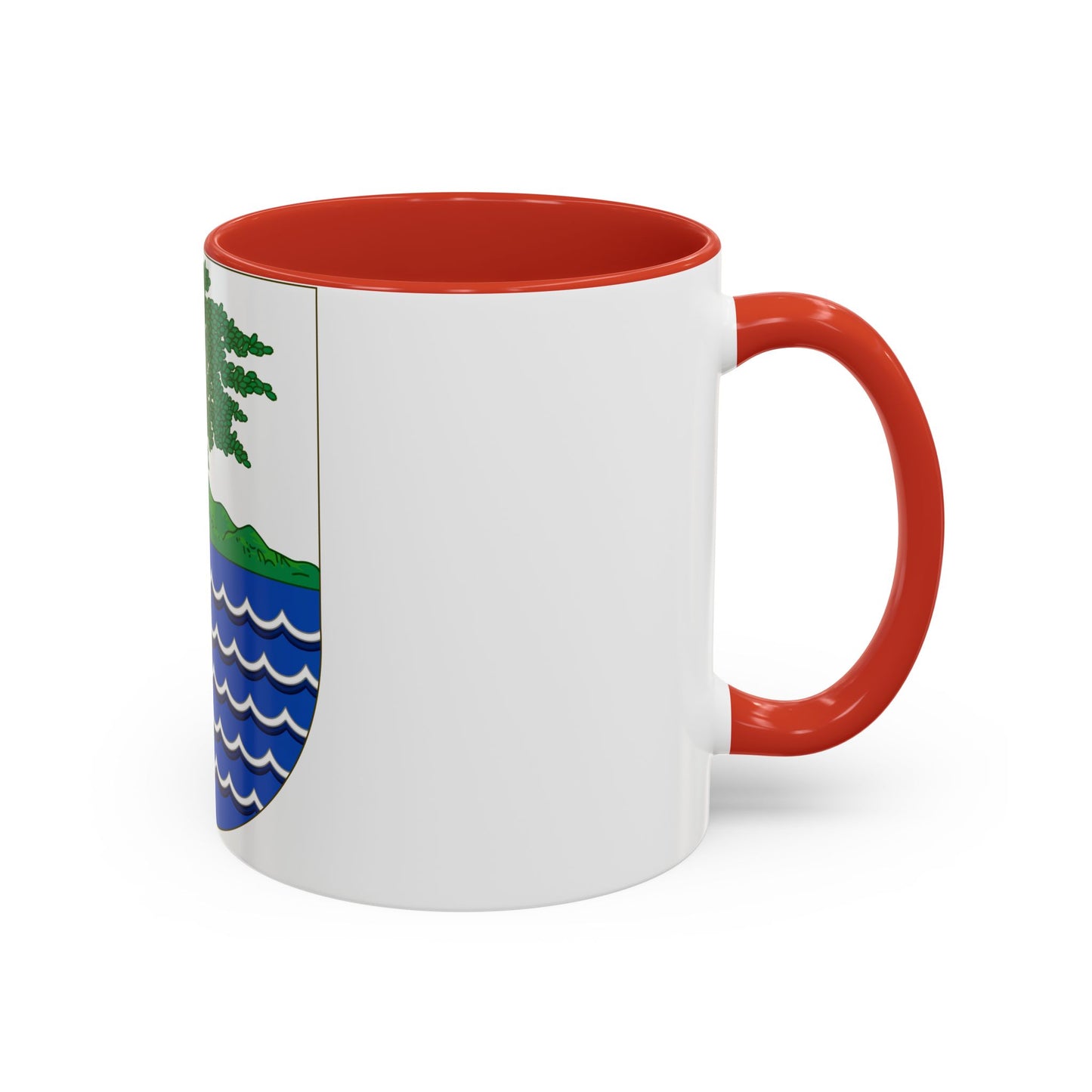 Coat of Arms of the Portuguese and Spanish Guinea - Accent Coffee Mug