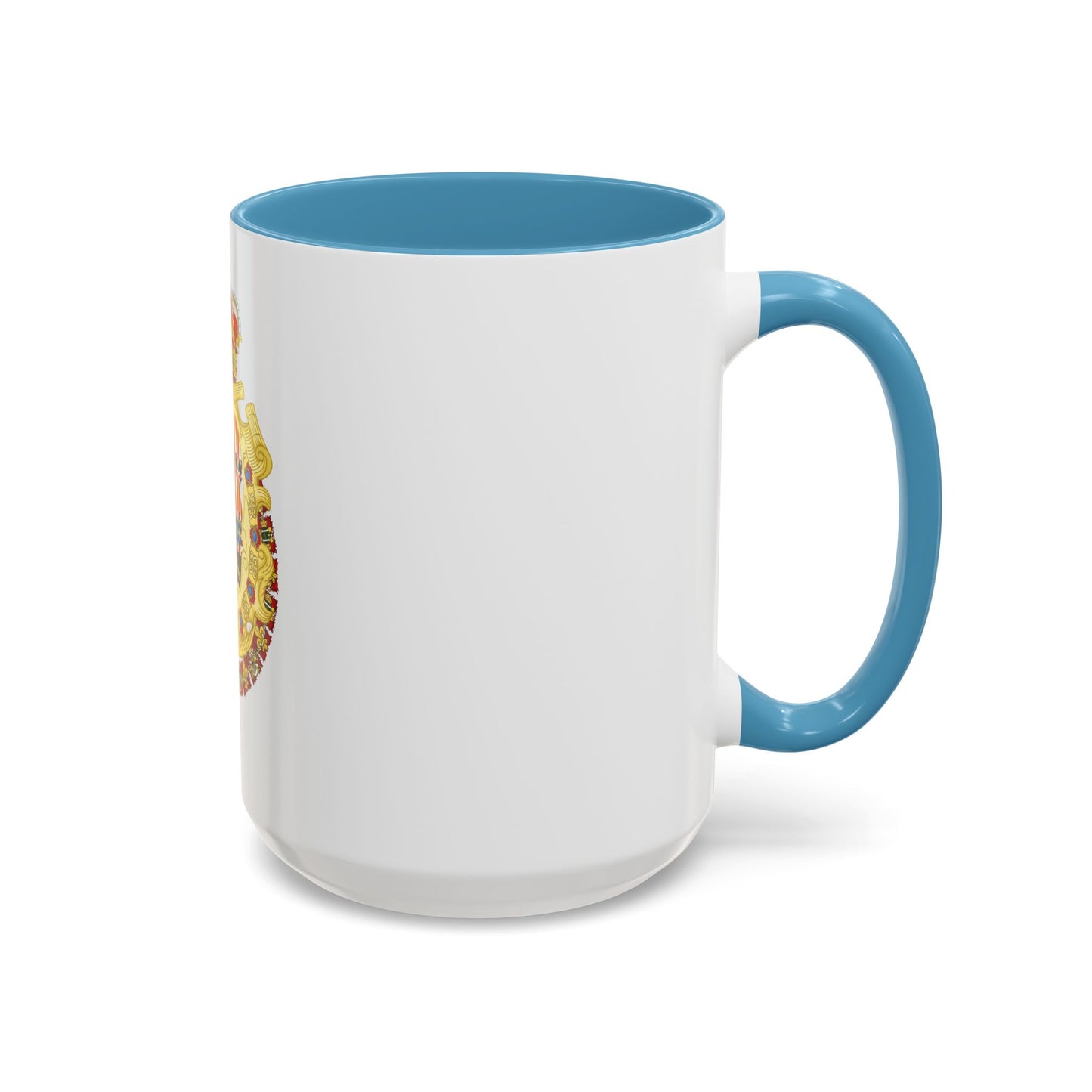 Royal Greater Coat of Arms of Spain (1700-1761) - Accent Coffee Mug