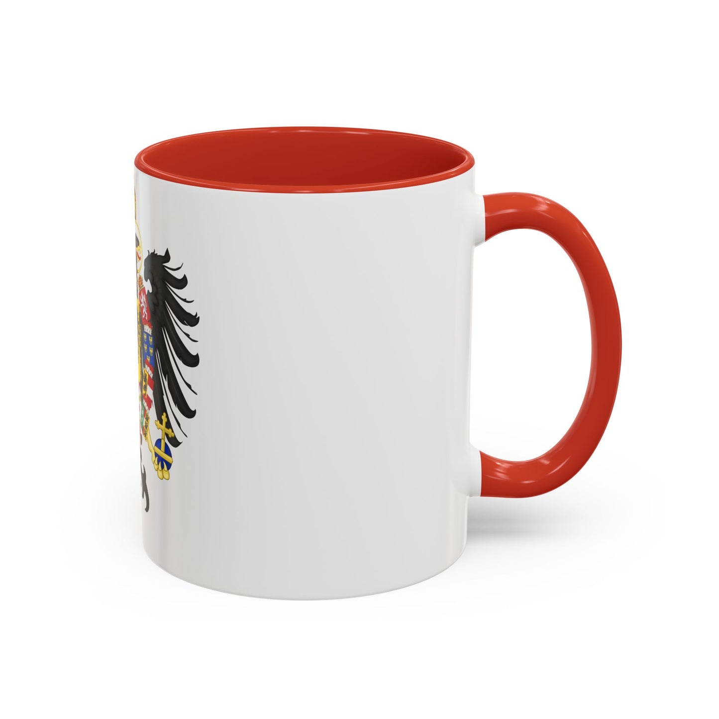 Middle Coat of Arms of Francis II, Holy Roman Emperor (1804-1806) - Accent Coffee Mug