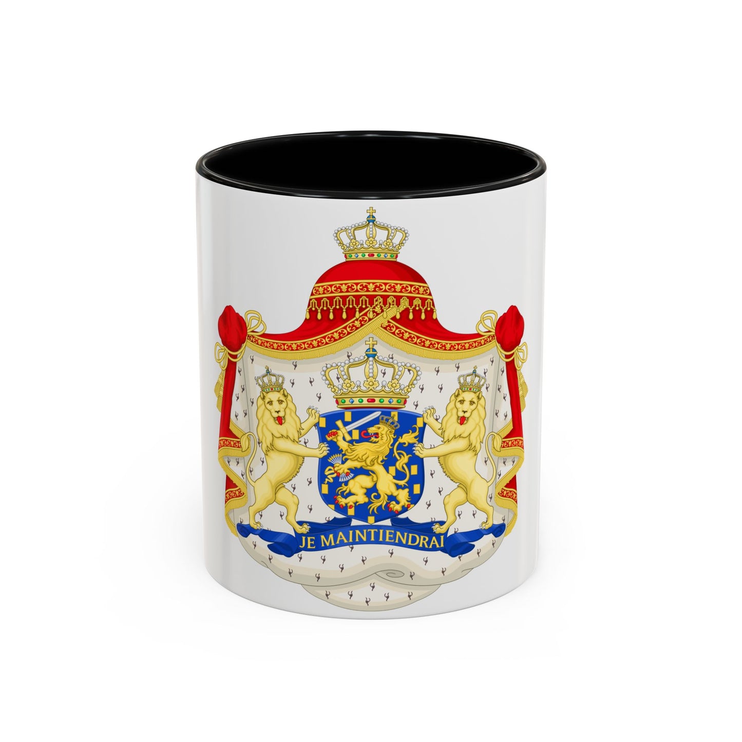 Royal coat of arms of the Netherlands (1815-1907) - Accent Coffee Mug