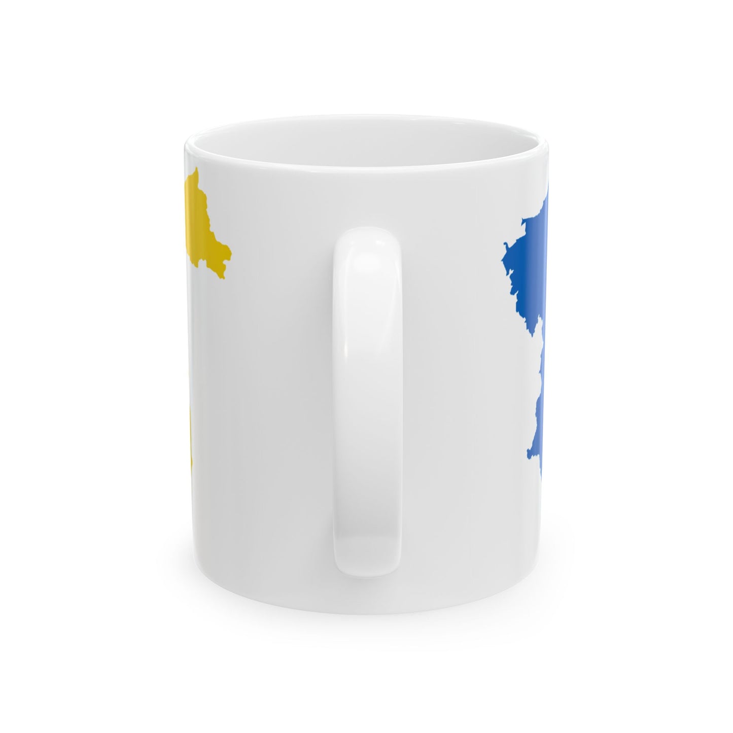 Flag map of MAK (Algeria) White Coffee Mug