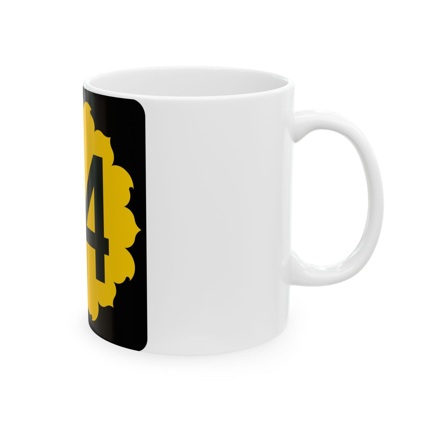 K-84 (Kansas) (Road Sign) White Coffee Mug