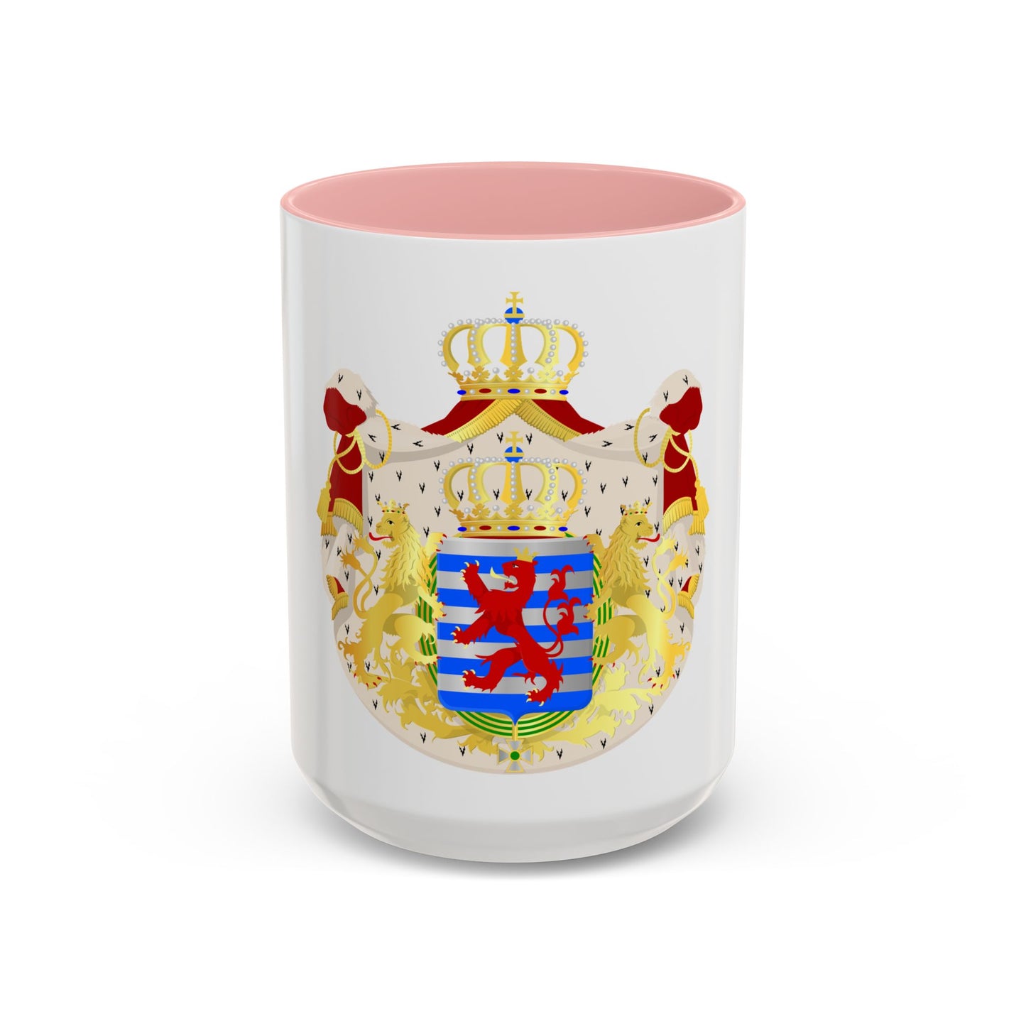 Greater coat of arms of the grand-duchy of Luxembourg - Accent Coffee Mug