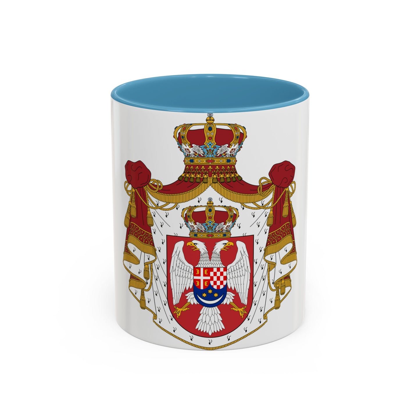 Coat of arms of the Kingdom of Yugoslavia - Accent Coffee Mug