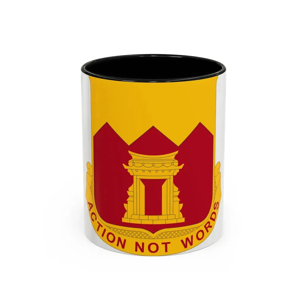 143rd Armored Field Artillery Battalion (U.S. Army) Accent Coffee Mug 11oz Black - Go Mug Yourself