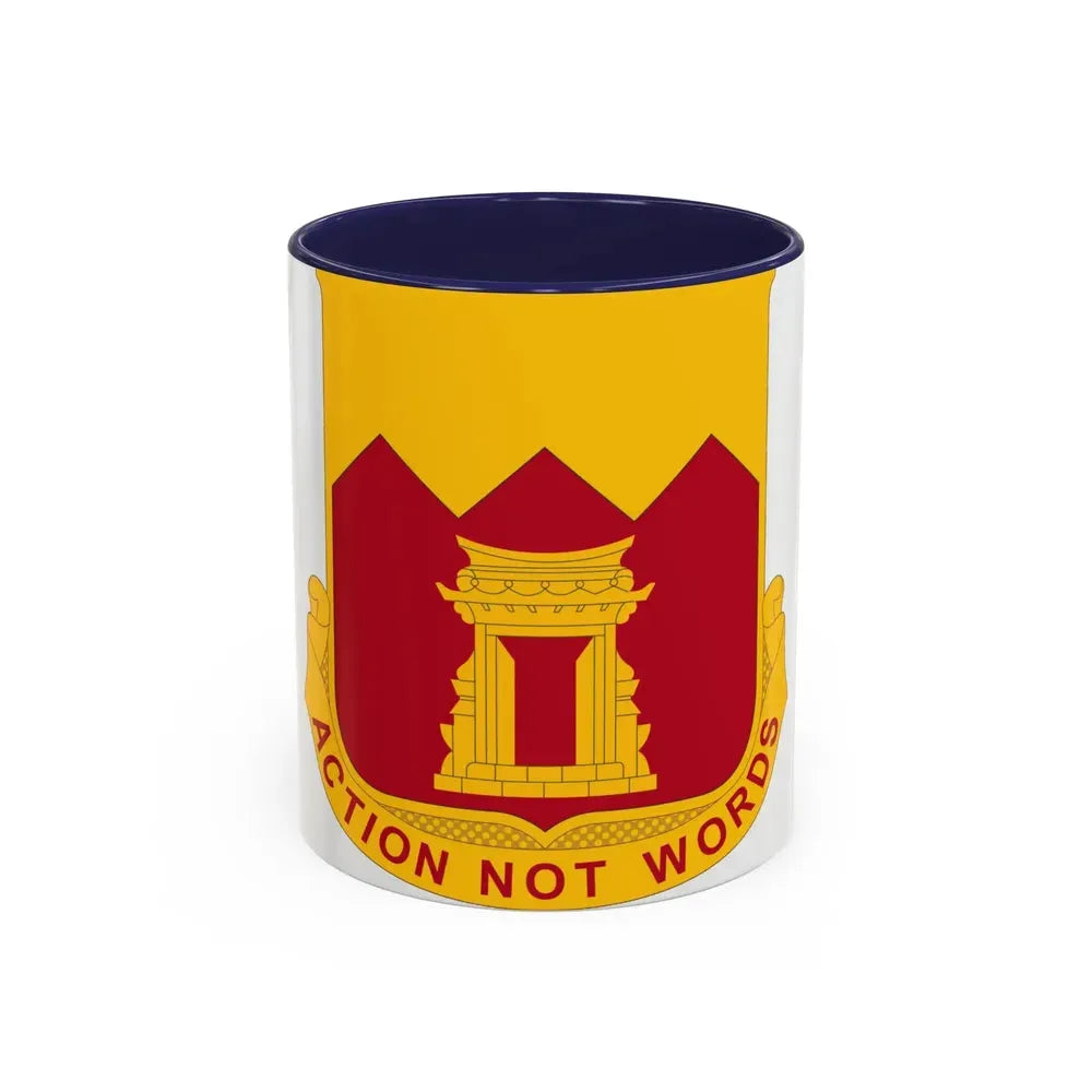 143rd Armored Field Artillery Battalion (U.S. Army) Accent Coffee Mug 11oz Navy - Go Mug Yourself