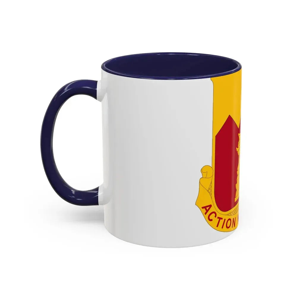 143rd Armored Field Artillery Battalion (U.S. Army) Accent Coffee Mug - Go Mug Yourself