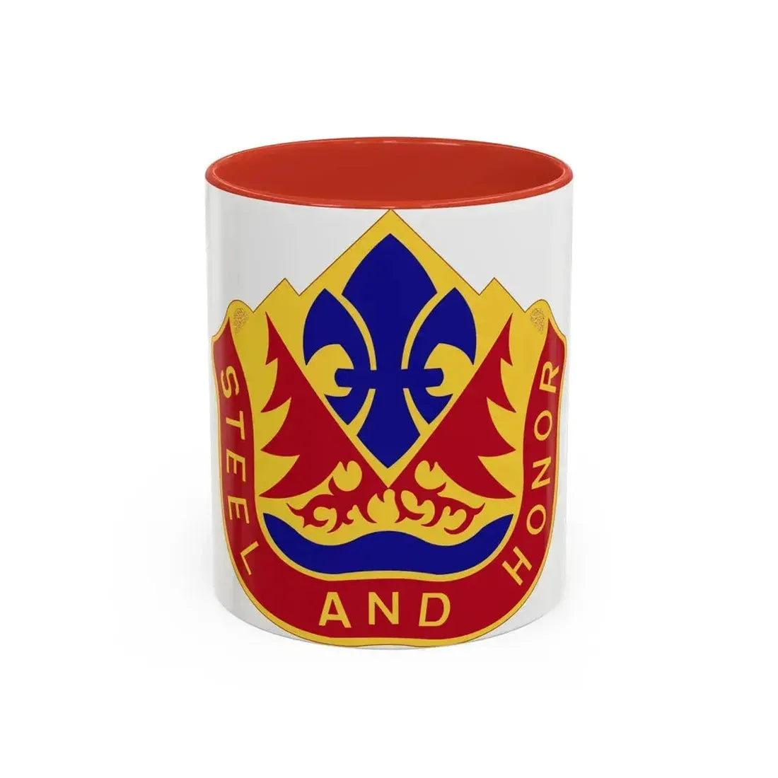 143rd Field Artillery Group (U.S. Army) Accent Coffee Mug 11oz Red - Go Mug Yourself