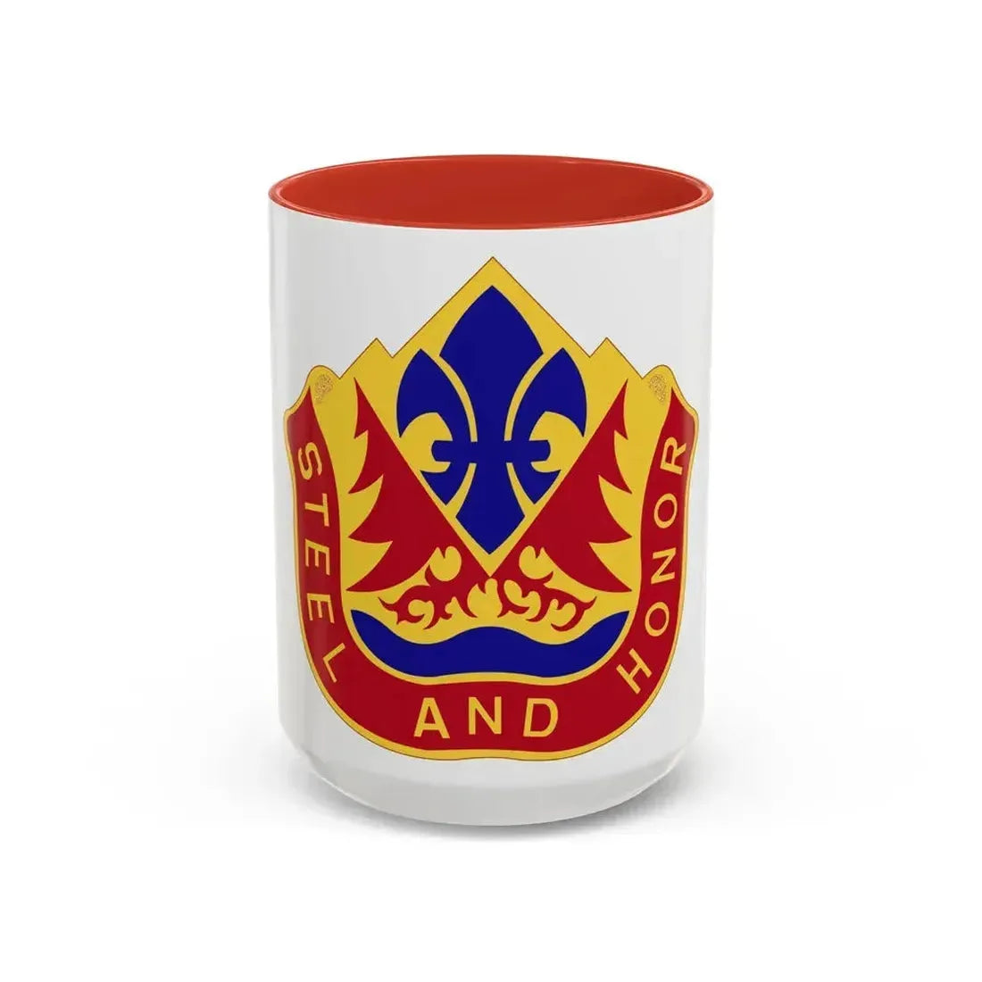 143rd Field Artillery Group (U.S. Army) Accent Coffee Mug 15oz Red - Go Mug Yourself