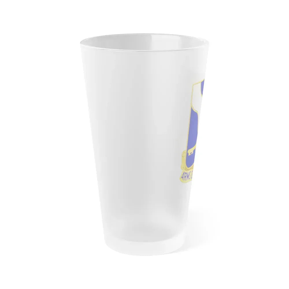 143rd Infantry Regiment (U.S. Army) Frosted Pint Glass 16oz - Go Mug Yourself