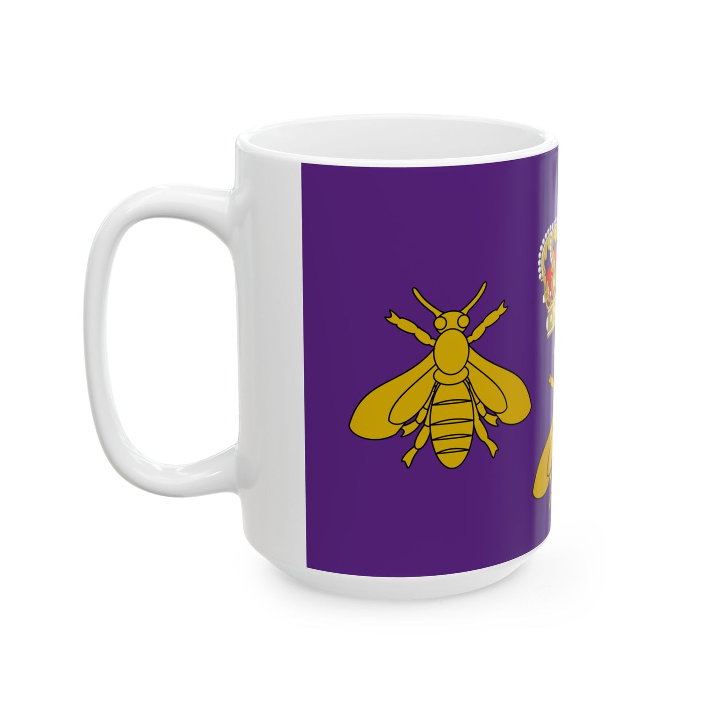 Banner of Arms of the Empire of the Sahara (Algeria) White Coffee Mug
