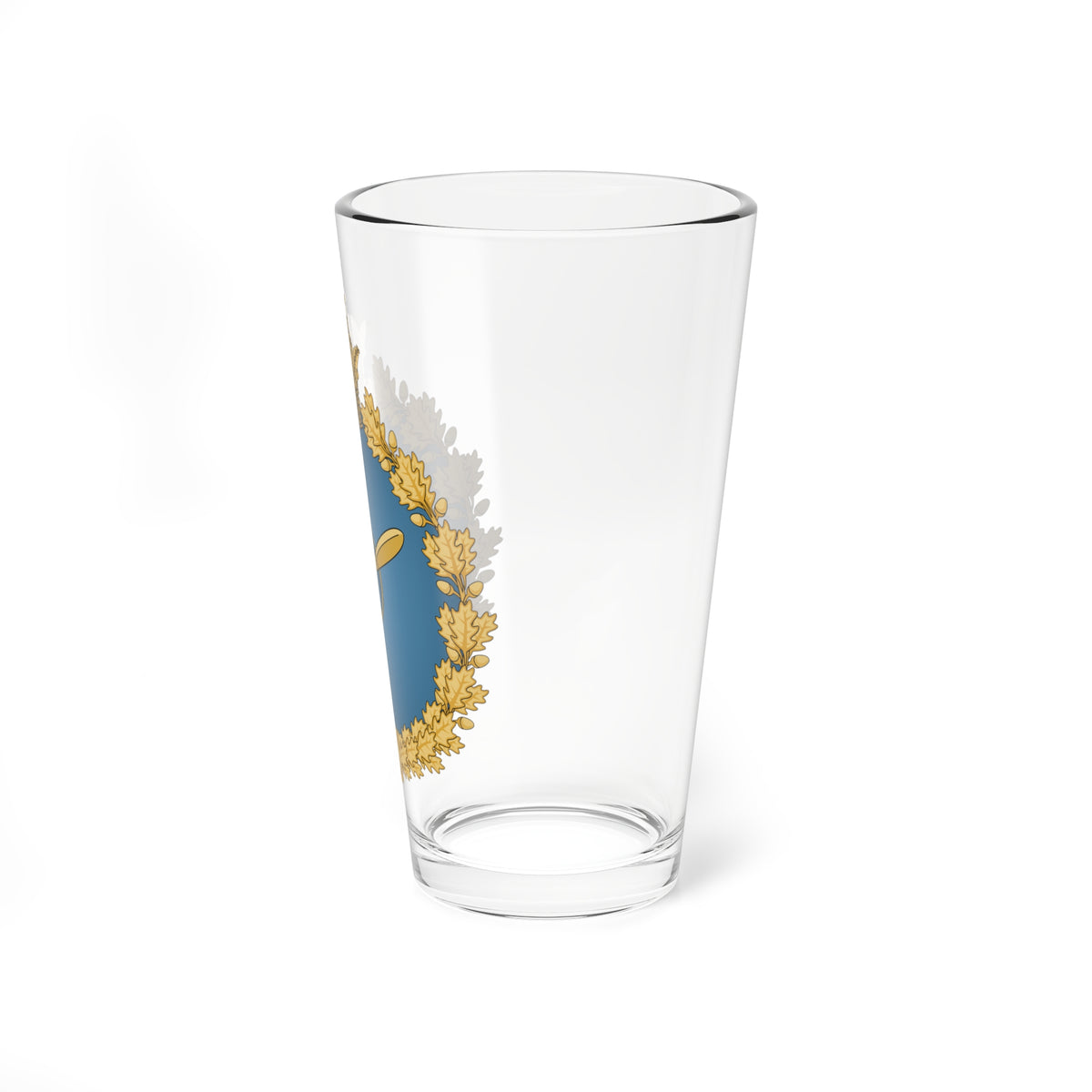 IIAF Patch (Iran) (Coat of Arms) Pint Glass 16oz