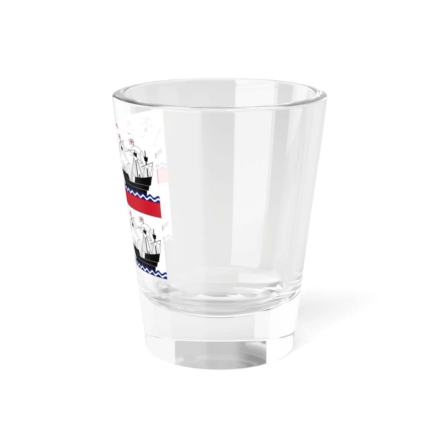 Trinity House Flag (United Kingdom) Shot Glass 1.5oz