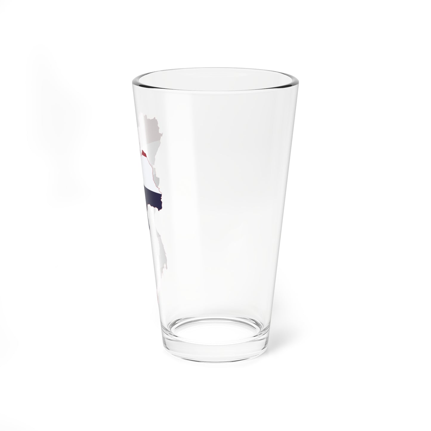 Flag map of Thailand (Thailand) Pint Glass 16oz