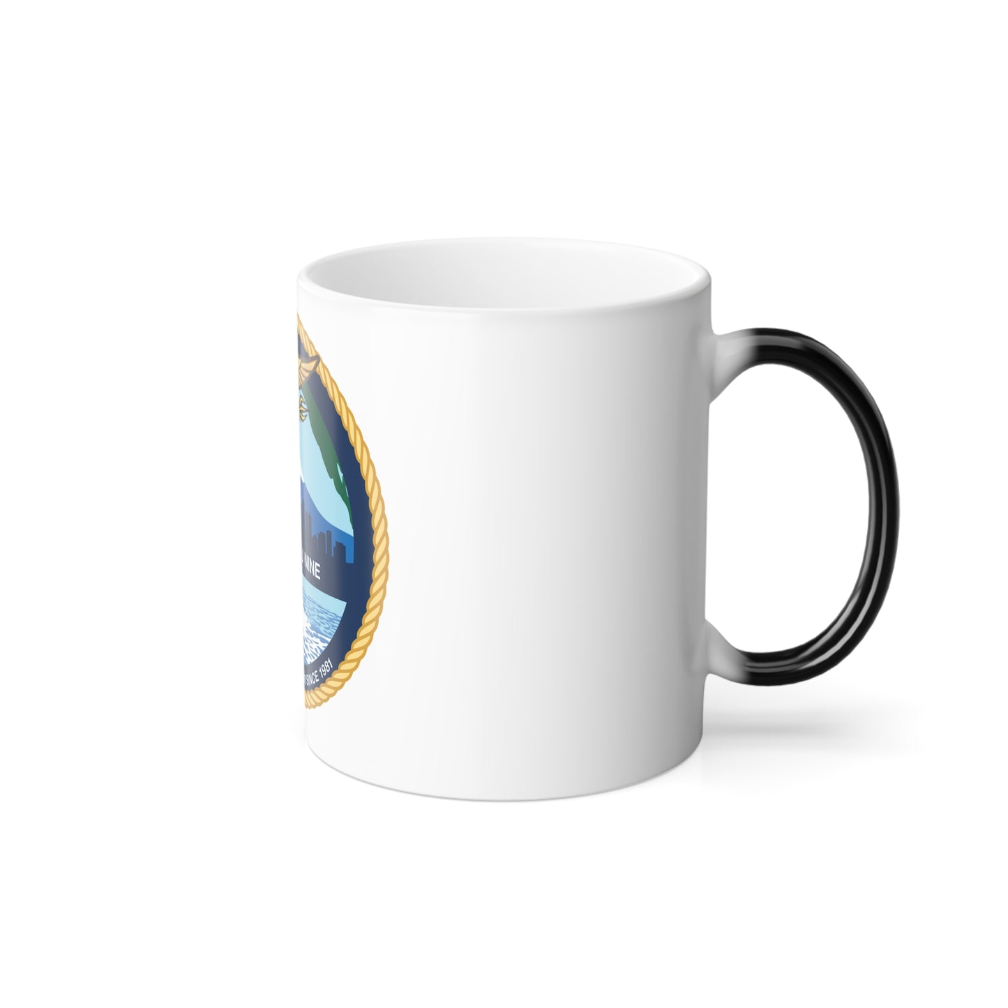 COMSUBGRU 9 Commander Submarine Group 9 (U.S. Navy) Color Changing Mug 11oz
