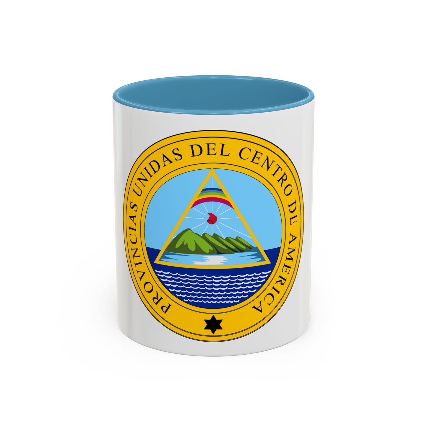 Coat of arms of the United Provinces of Central America - Accent Coffee Mug