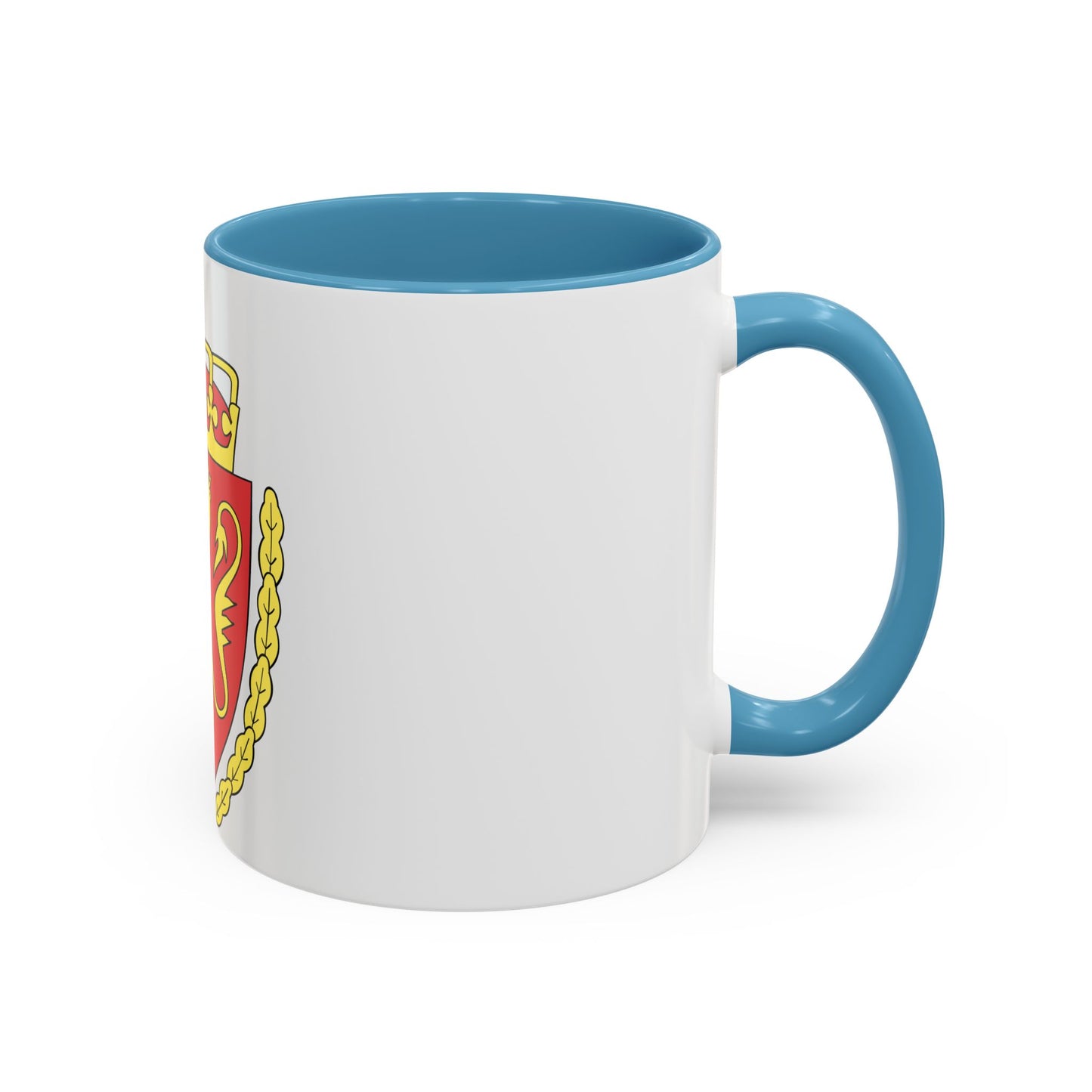 Coat of arms of the Norwegian Customs Service - Accent Coffee Mug