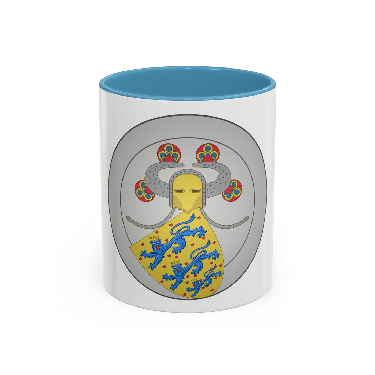 Coat of arms of Valdemar IV of Denmark - Accent Coffee Mug
