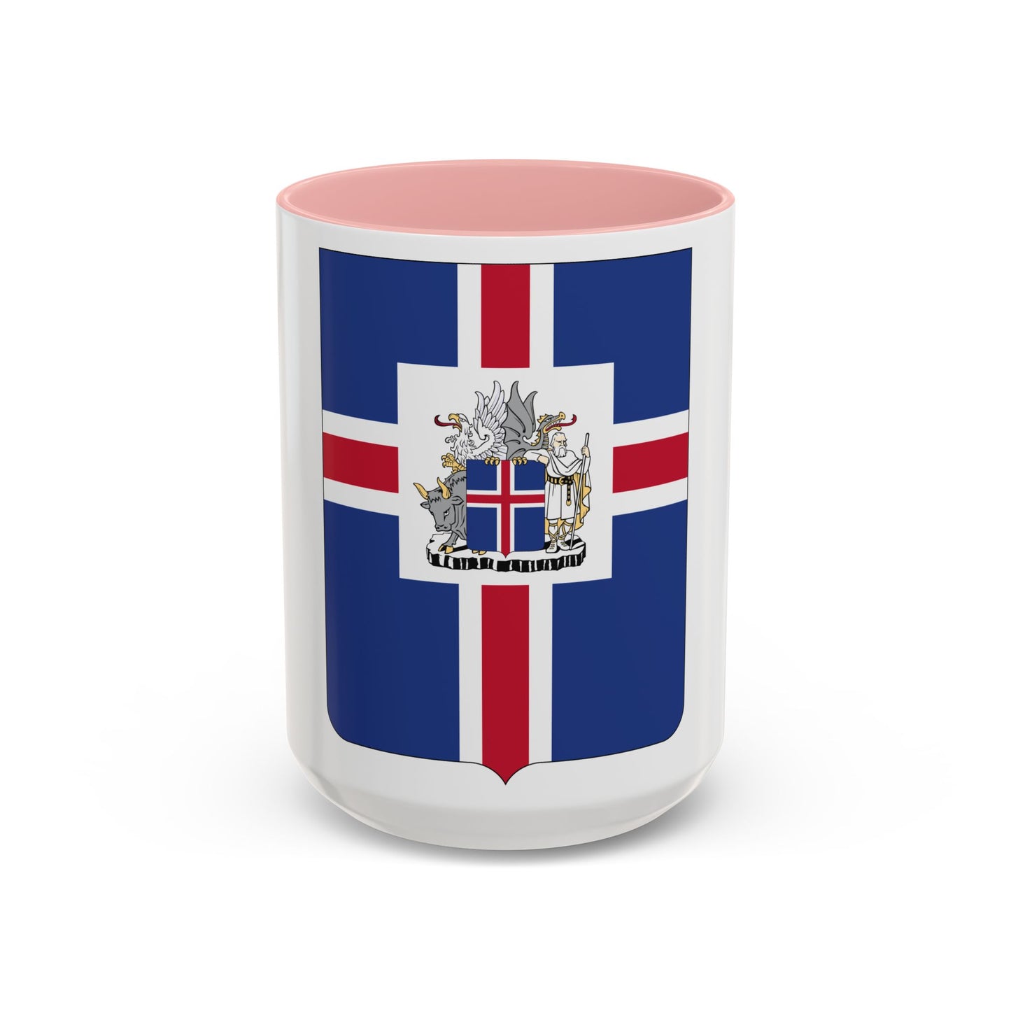 Coat of arms of the President of Iceland - Accent Coffee Mug