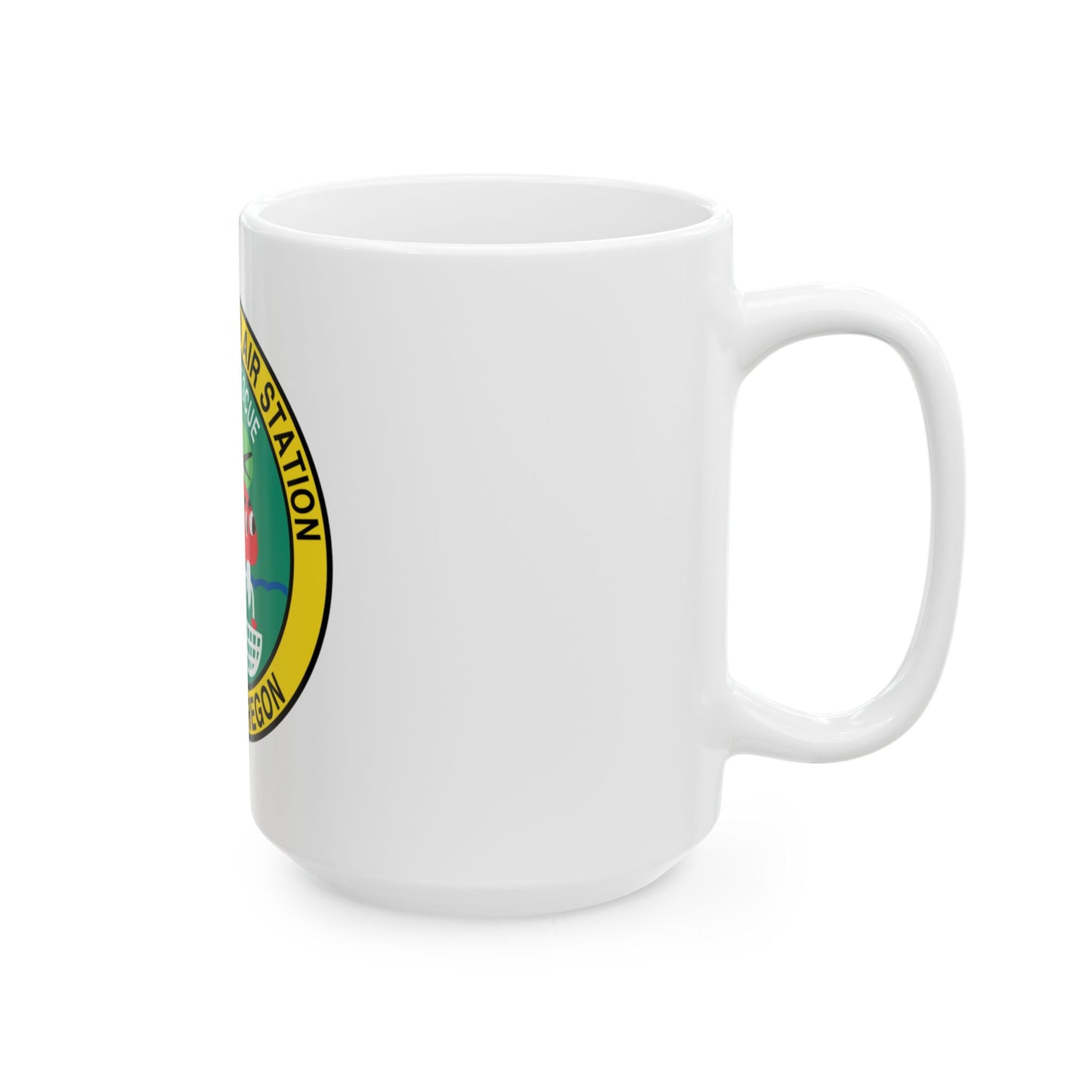 USCG Air Station Astoria (U.S. Coast Guard) White Coffee Mug