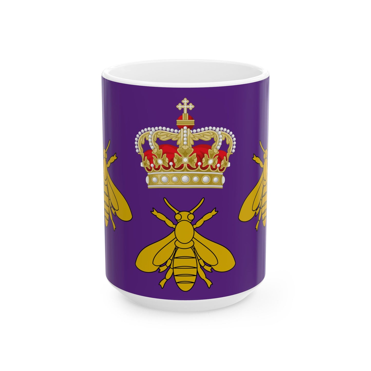 Banner of Arms of the Empire of the Sahara (Algeria) White Coffee Mug