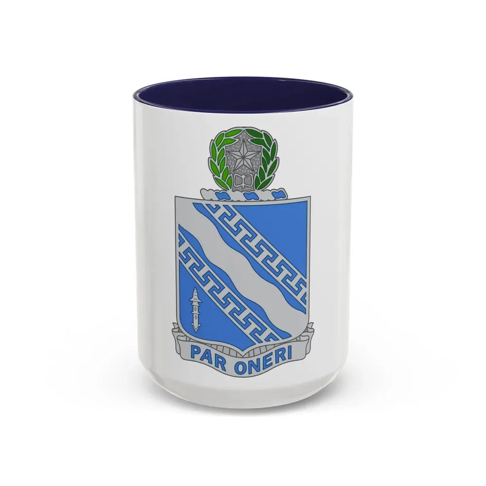 144th Infantry Regiment (U.S. Army) Accent Coffee Mug 15oz Navy - Go Mug Yourself