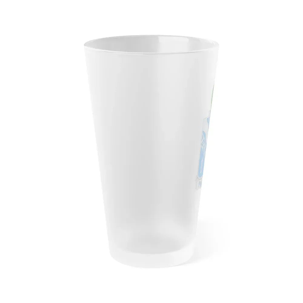144th Infantry Regiment (U.S. Army) Frosted Pint Glass 16oz - Go Mug Yourself