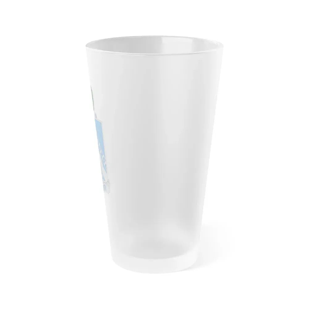 144th Infantry Regiment (U.S. Army) Frosted Pint Glass 16oz - Go Mug Yourself