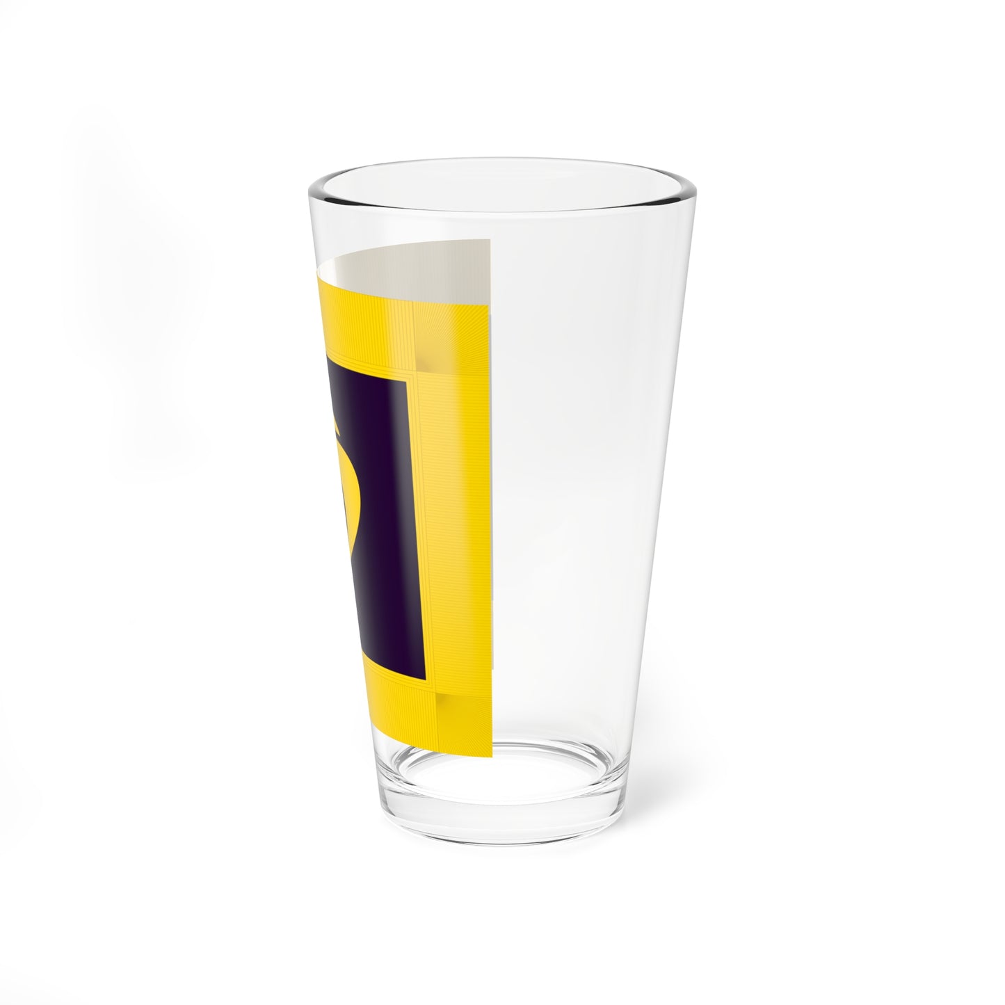 Flag of Shibetsu Hokkaido fringed (Japan) Pint Glass 16oz