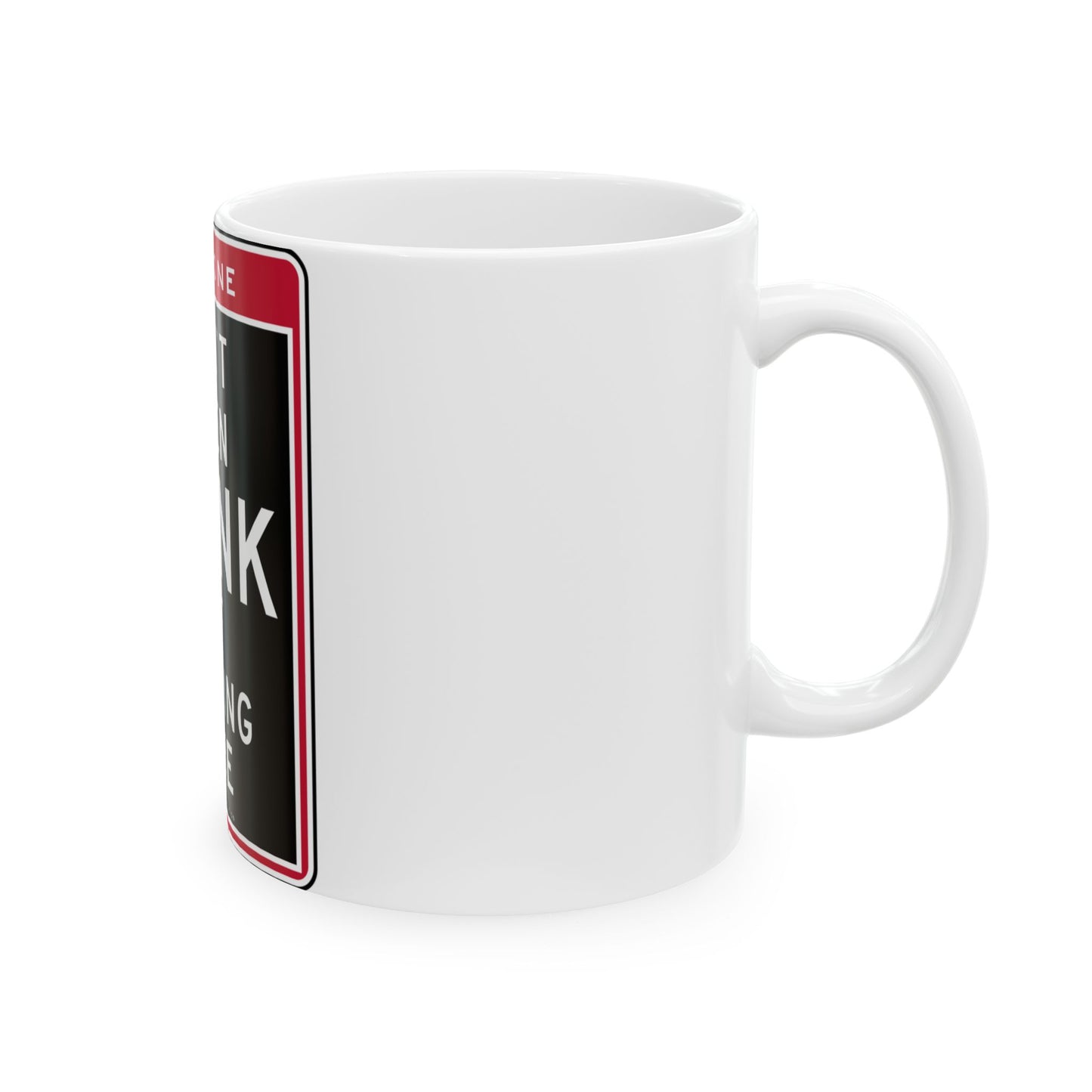 NYCDOT SP-145C (New York) (Road Sign) White Coffee Mug