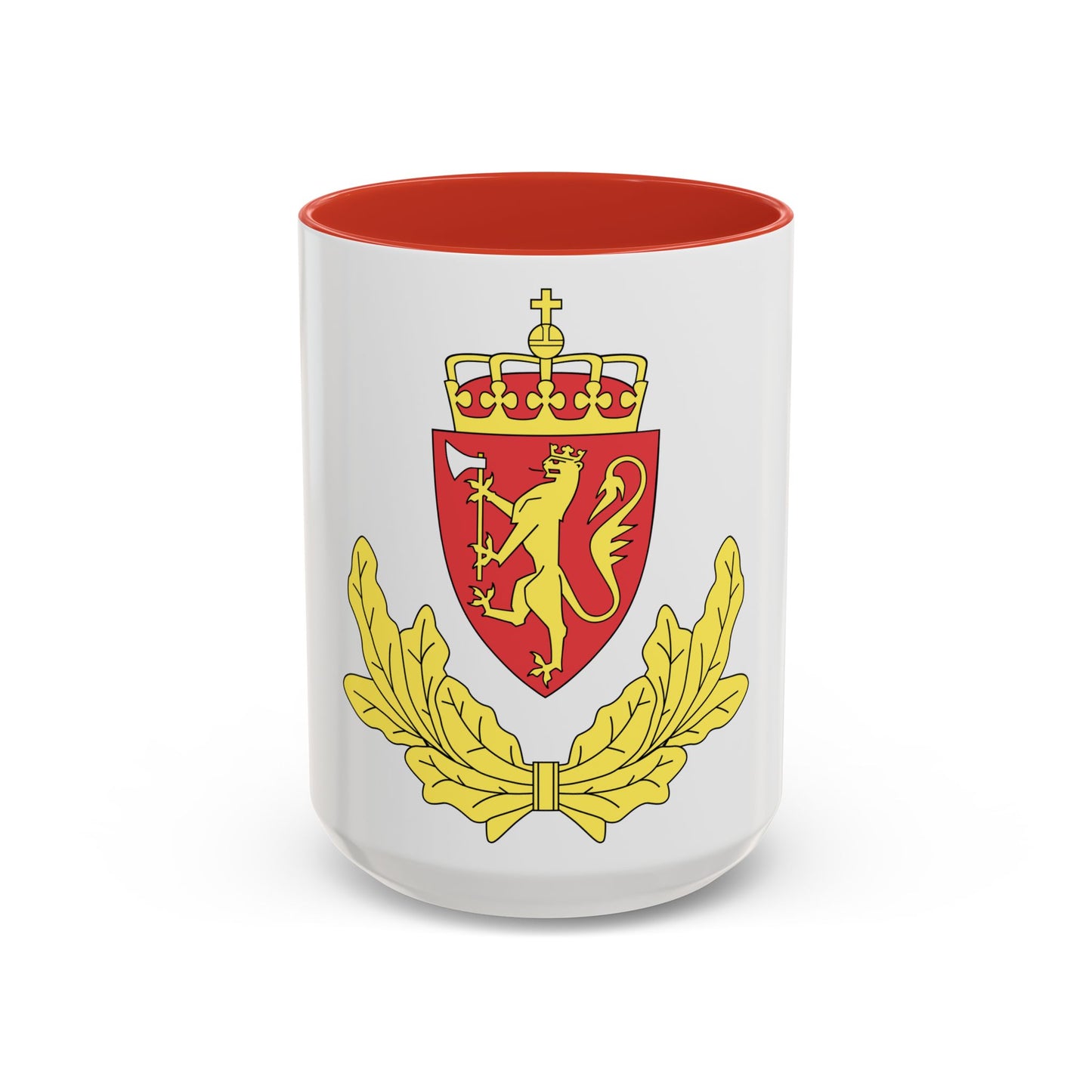 Coat of arms of the Norwegian Border Police - Accent Coffee Mug