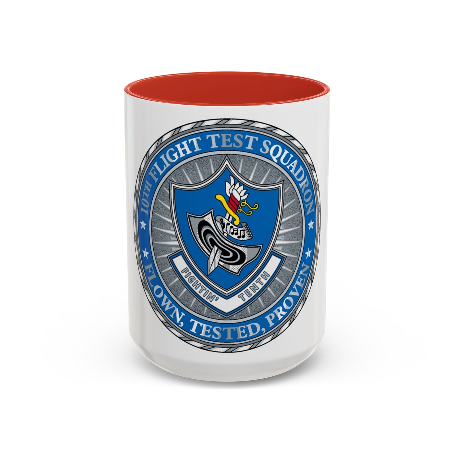 10th Flight Test Sq (U.S. Air Force) Accent Coffee Mug