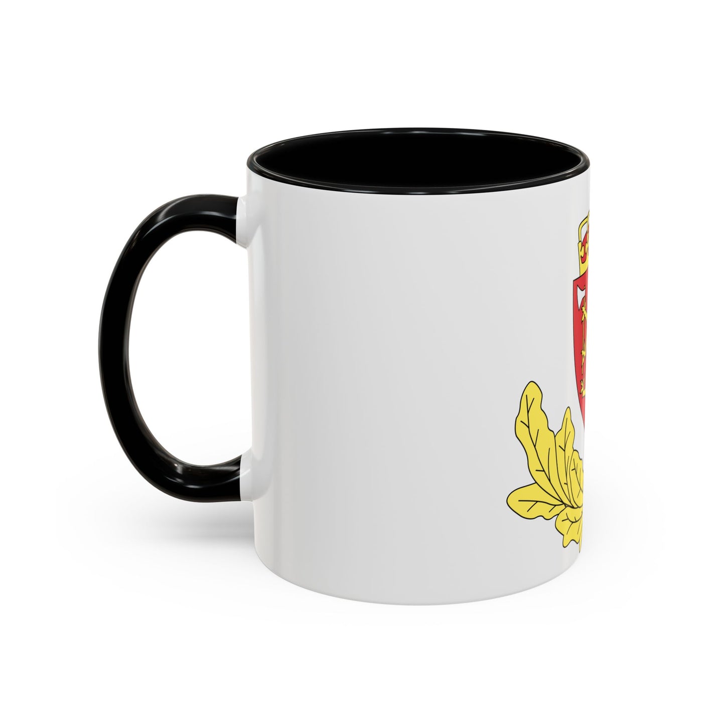 Coat of arms of the Norwegian Border Police - Accent Coffee Mug