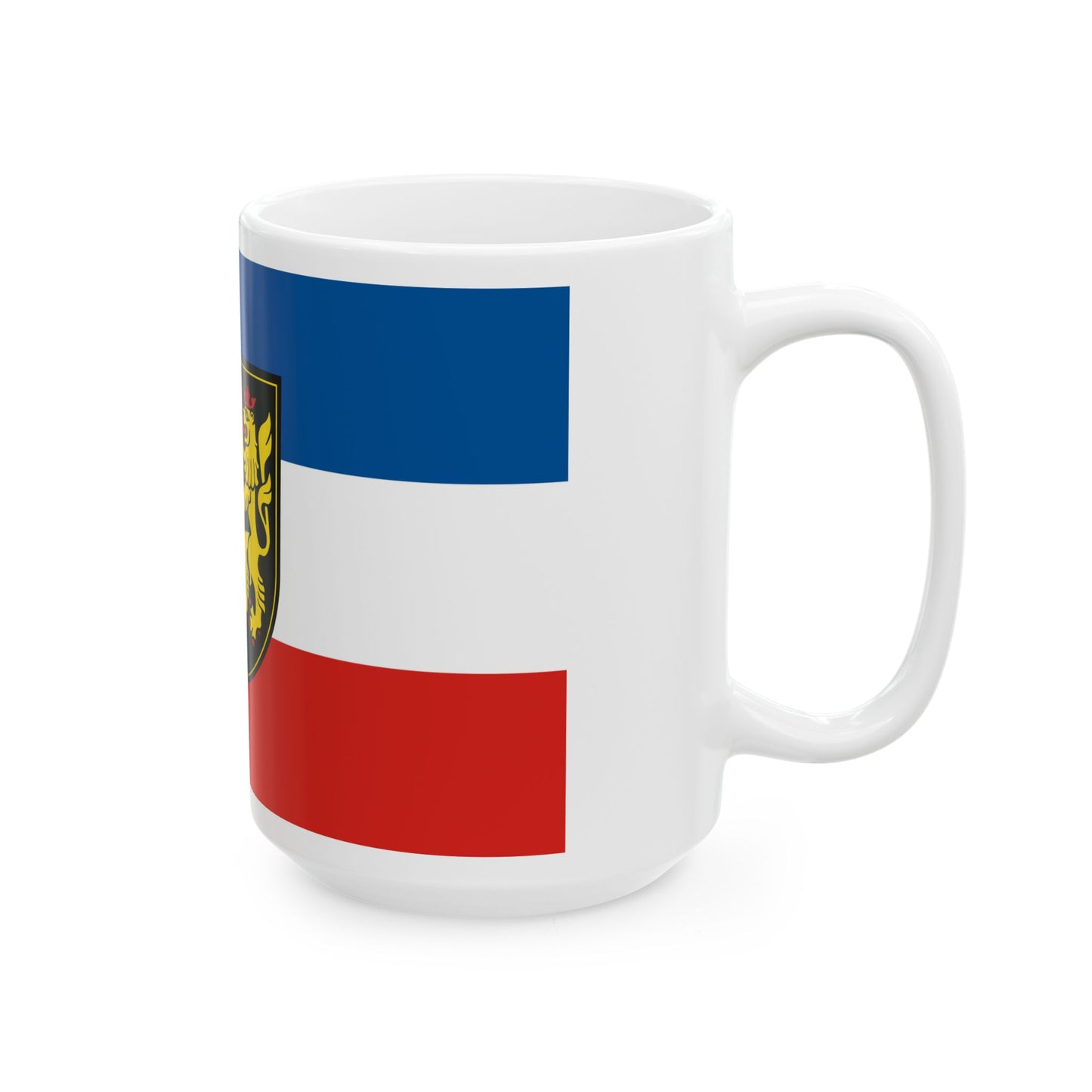 Querflagge Mannheim (Germany) White Coffee Mug