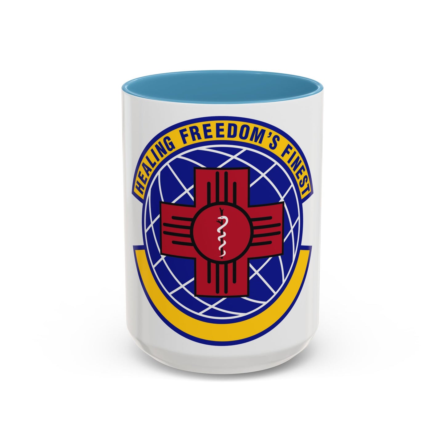 377 Healthcare Operations Squadron AFGSC (U.S. Air Force) Accent Coffee Mug