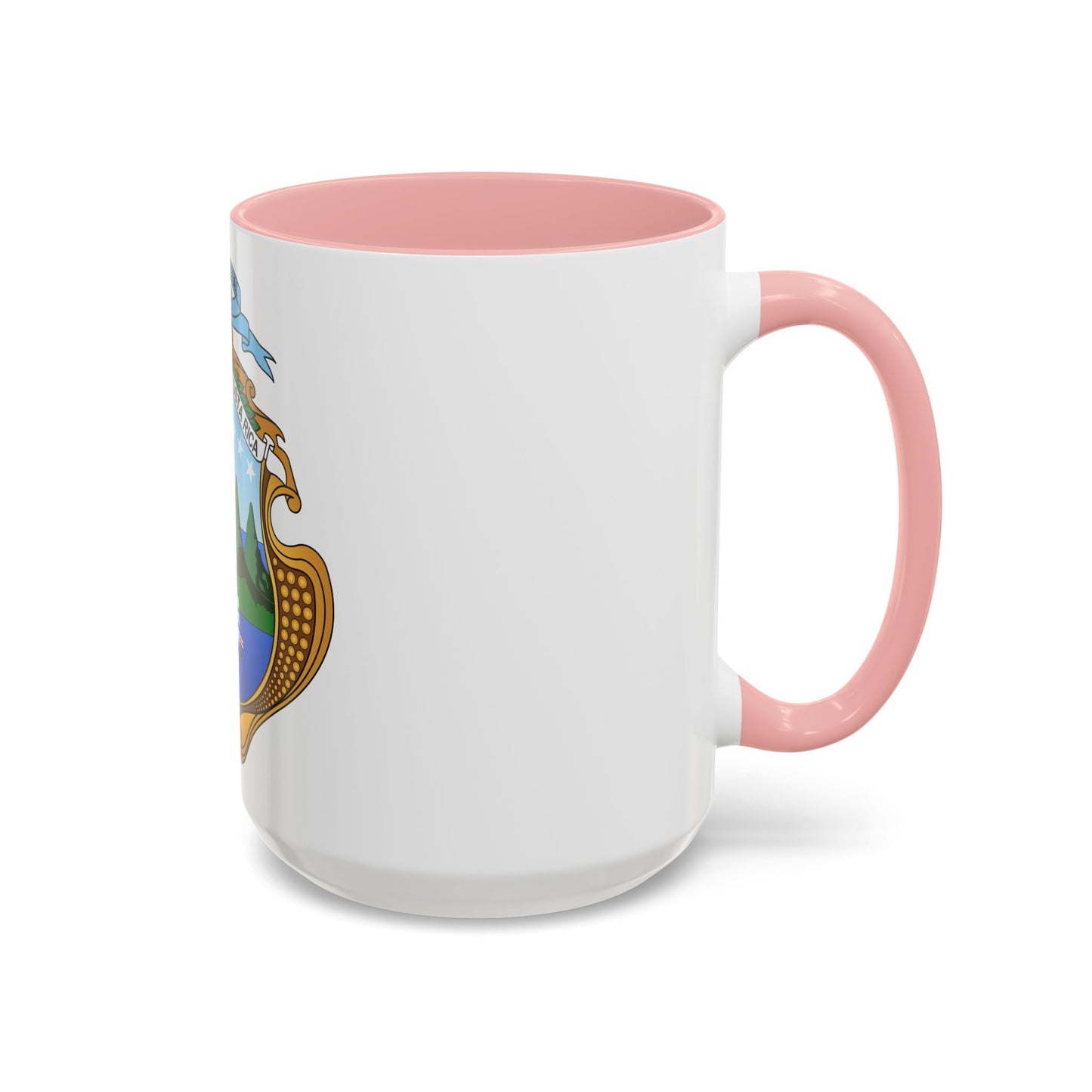 Coat of arms of Costa Rica (1964-1998) - Accent Coffee Mug