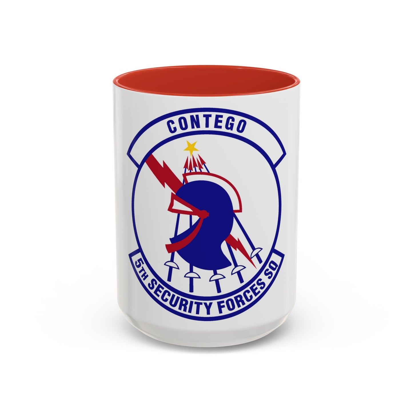 5th Security Forces Squadron (U.S. Air Force) Accent Coffee Mug