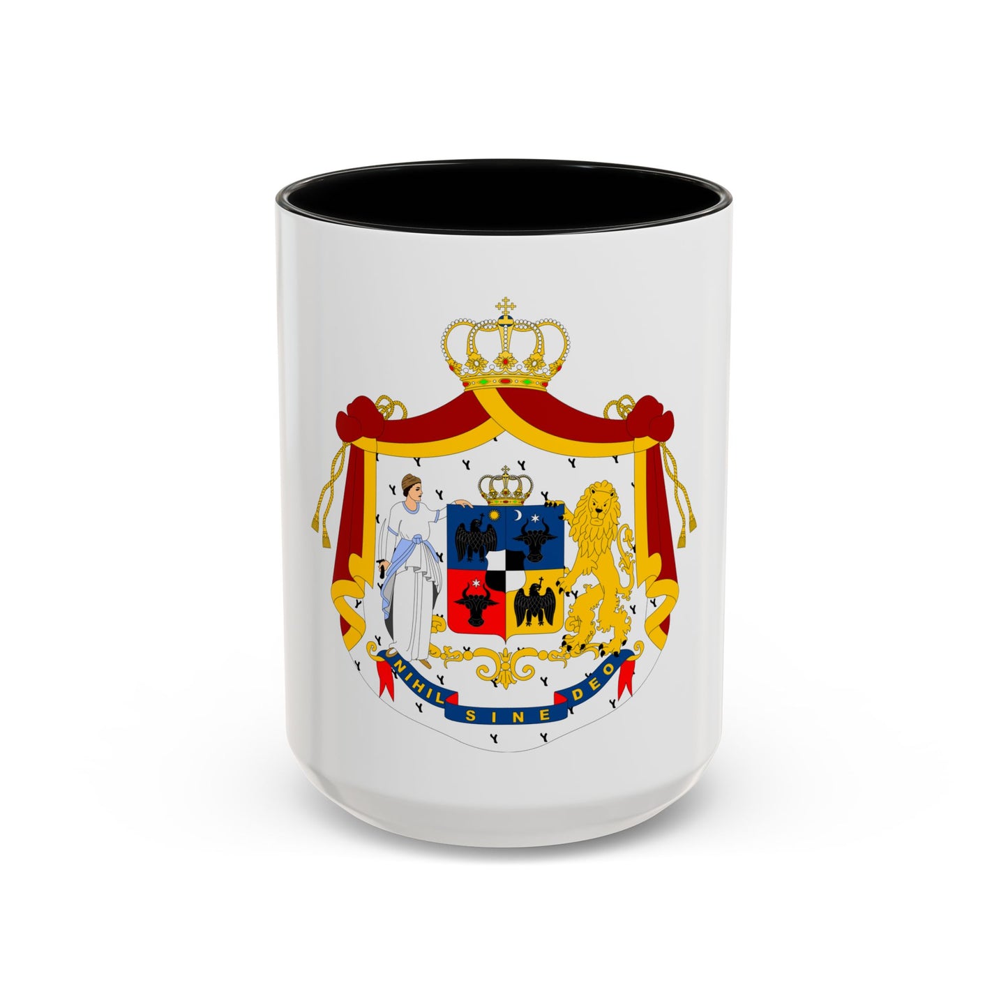 Coat of arms of Principality of Romania (1867-1872) - Accent Coffee Mug
