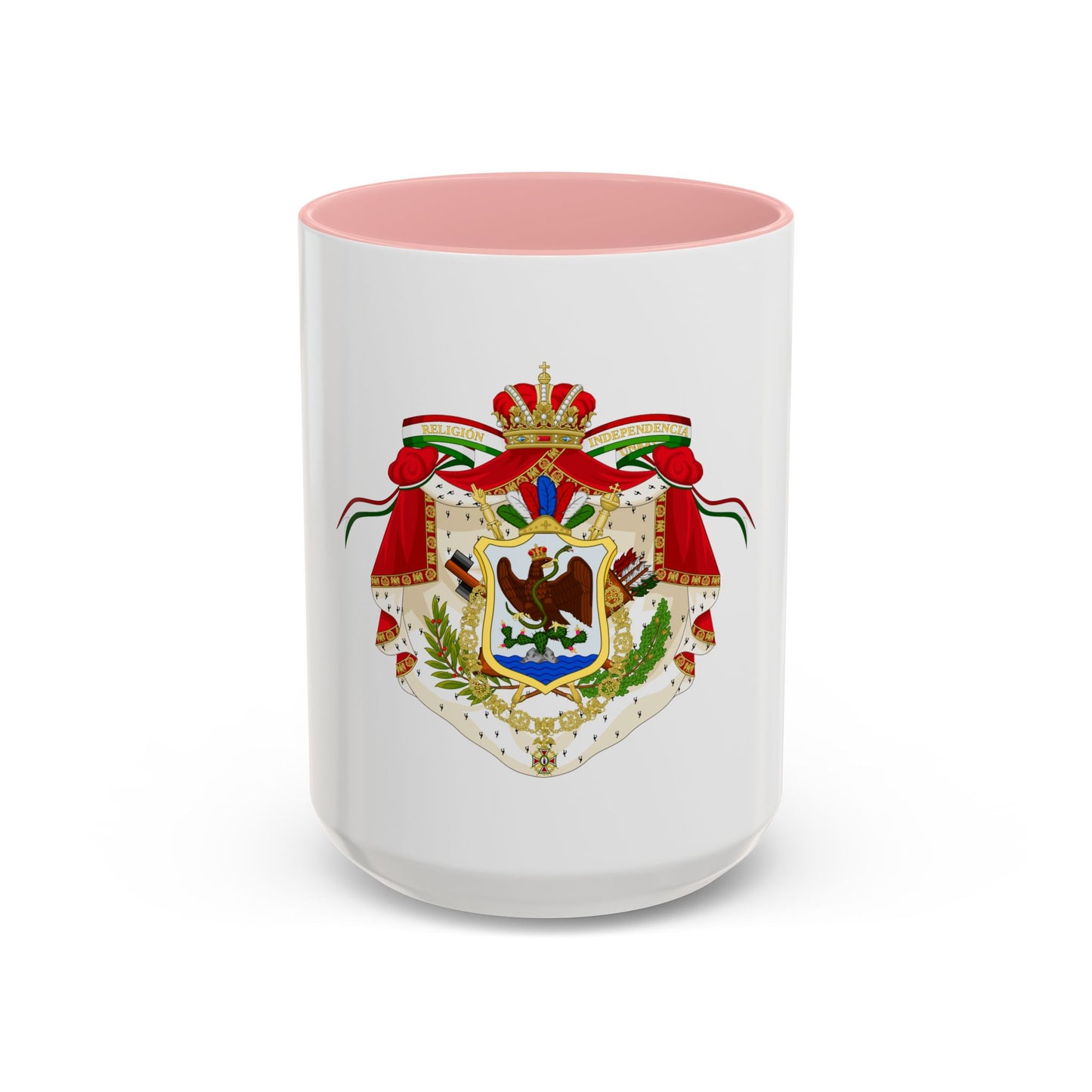 Coat of Arms of the First Mexican Empire - Accent Coffee Mug