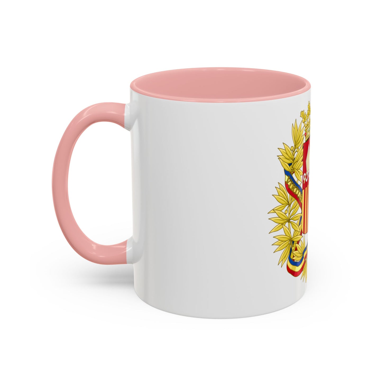 Coat of Arms of the high authorities of Andorra - Accent Coffee Mug