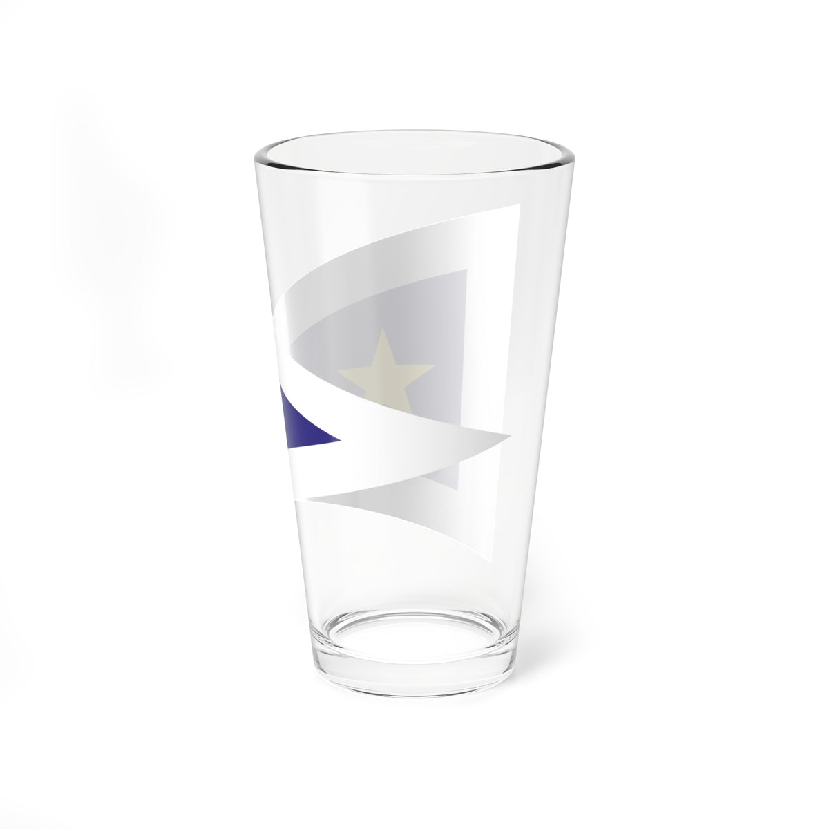 Burgee of Karlshamns Segelsallskap (Sweden) Pint Glass 16oz