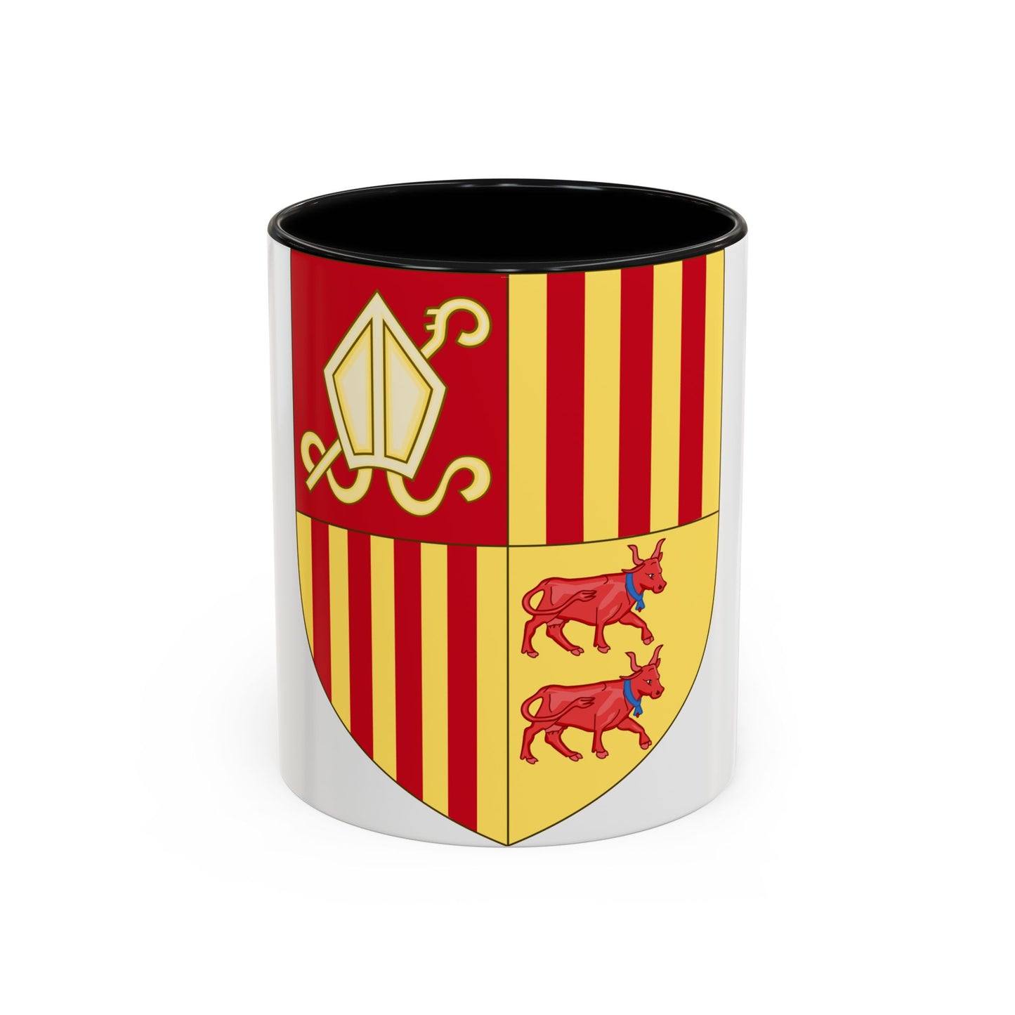 Coat of arms of Andorra (Before 16th Century) - Accent Coffee Mug