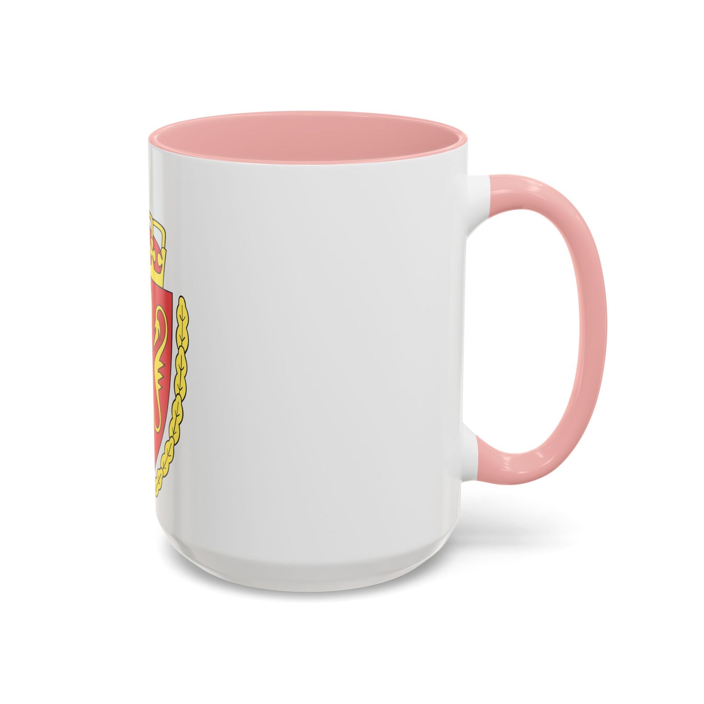 Coat of arms of the Norwegian Customs Service - Accent Coffee Mug