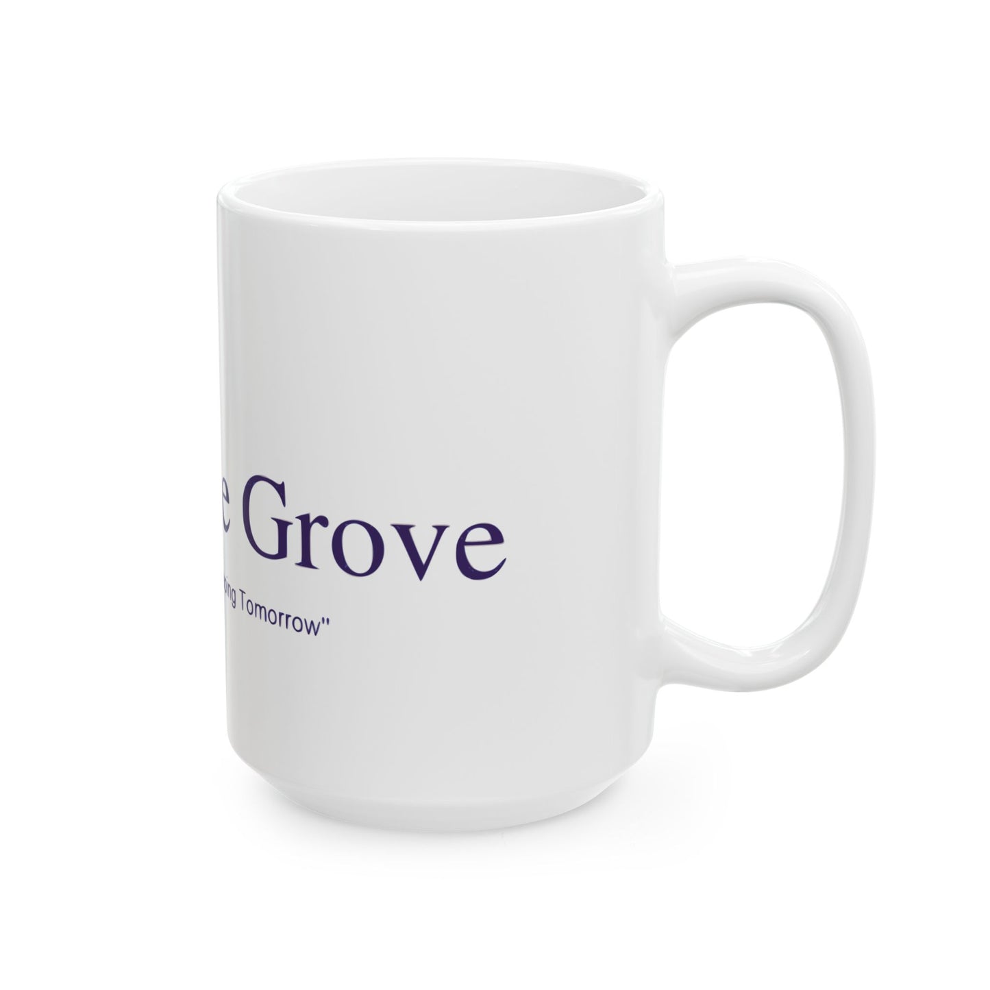 Flag of Maple Grove Minnesota (United States) White Coffee Mug