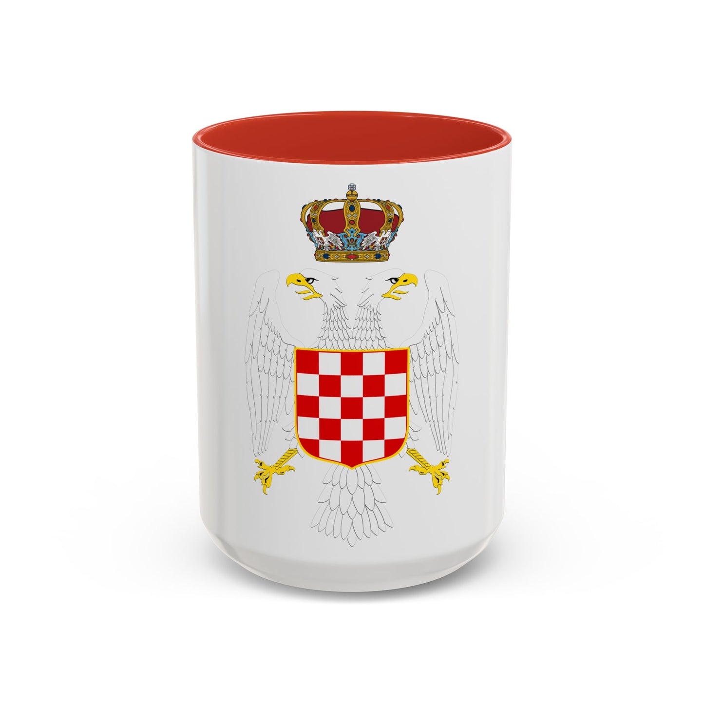 Greater coat of arms of the Banate of Croatia - Accent Coffee Mug