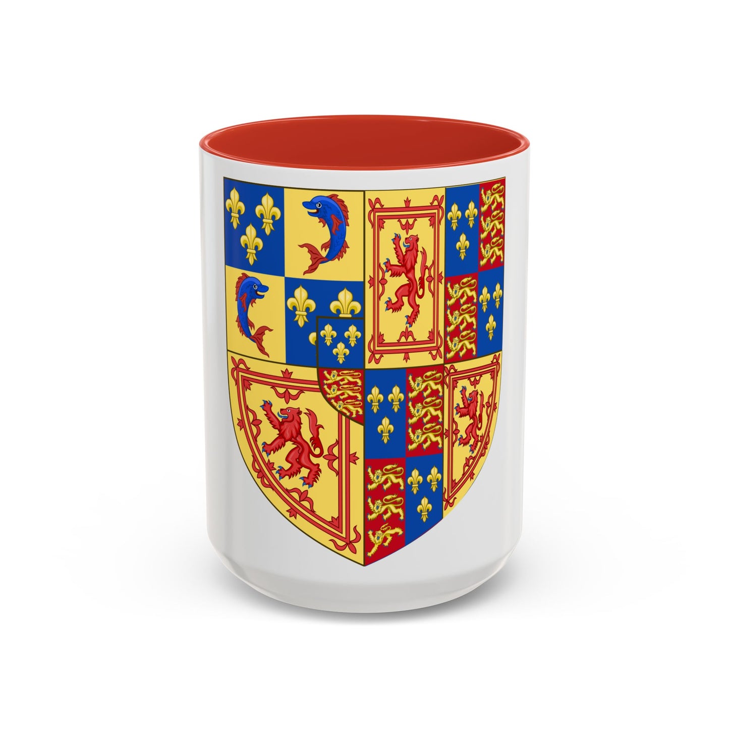 Royal Arms of the Kingdom of Scotland (1559) - Accent Coffee Mug